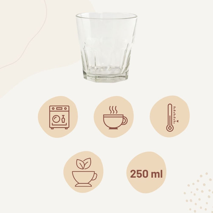 Orange85 Waterglazen 4 stuks 250ml Gehard Glas