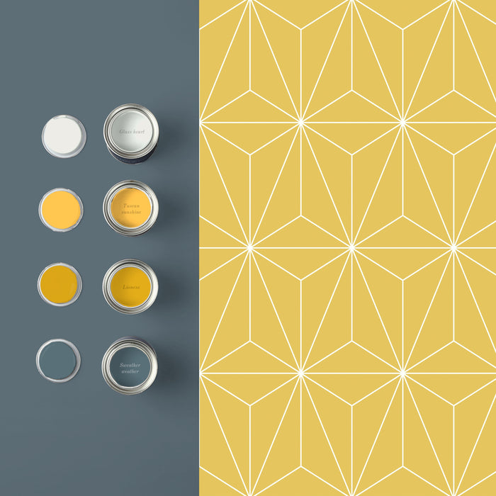 Graham & Brown Vliesbehang - Prism Yellow - 10mx53cm