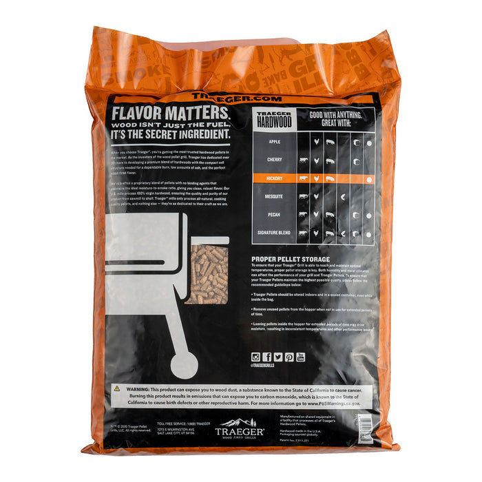 Traeger Hickory Pellets 9 kg