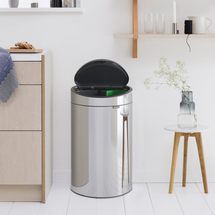Brabantia Touch Bin Recycle Afvalemmer 33 Liter (10+23 Liter)