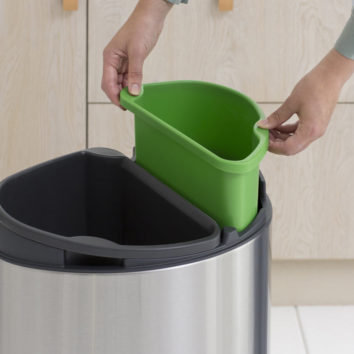 Brabantia Touch Bin Recycle Afvalemmer 33 Liter (10+23 Liter)