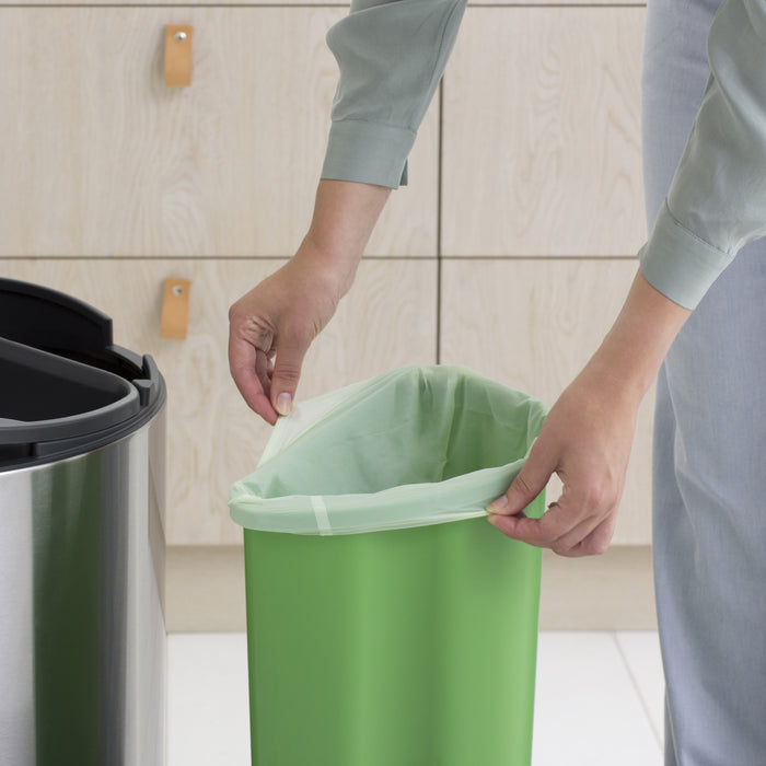 Brabantia Touch Bin Recycle Afvalemmer 33 Liter (10+23 Liter)