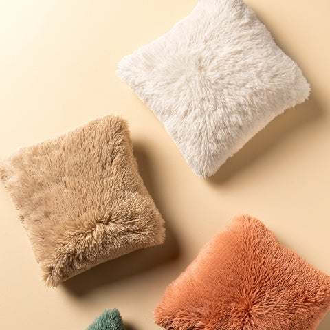 Dutch Decor sierkussen Fluffy - 45x45 cm Snow White