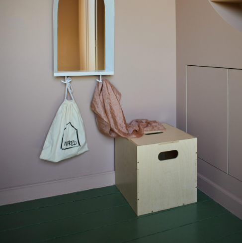 Nofred Cube Opbergkist - Bruin