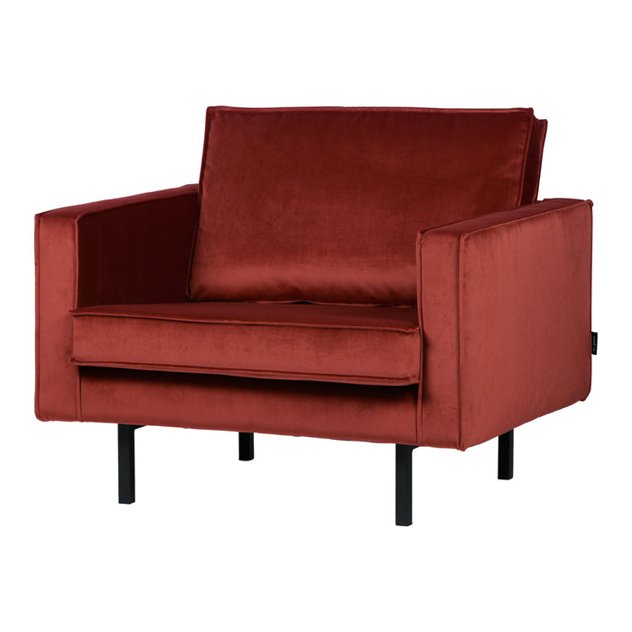 WOOOD Rodeo Fauteuil - Velvet - Chestnut