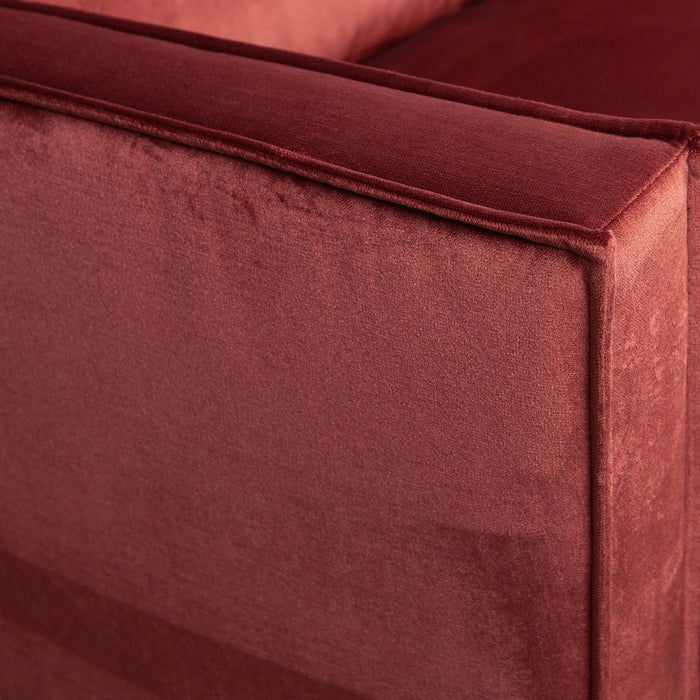 WOOOD Rodeo Fauteuil - Velvet - Chestnut