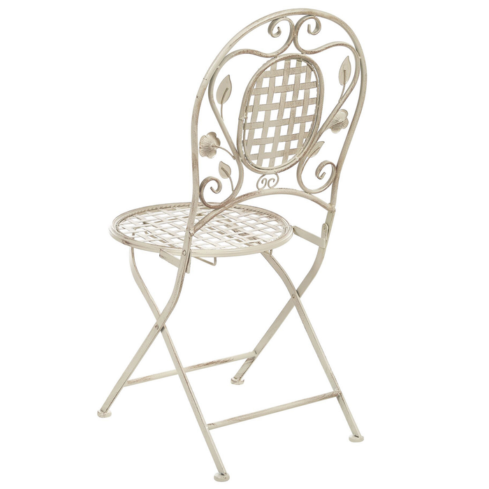 Beliani - BIVIO - Tuinset voor 4 - Wit - IJzer