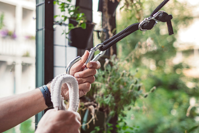 Tropilex® Hangmatbevestiging Simple Black Zwart