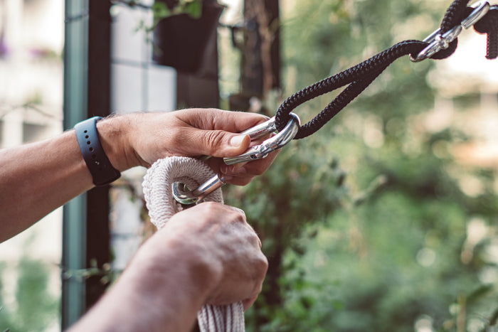 Tropilex® Hangmatbevestiging Simple Black Zwart
