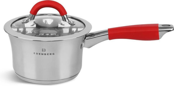 Edenberg Classic Line - Luxe Pannenset - RVS - 6 delig - Sandwichbodem