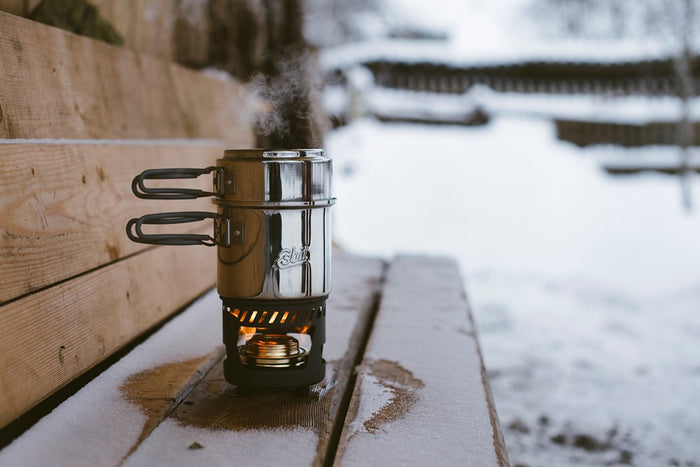 Esbit Outdoor Kooktoestel 985ml - Opbergtas - Aluminium|RVS - Alcohol