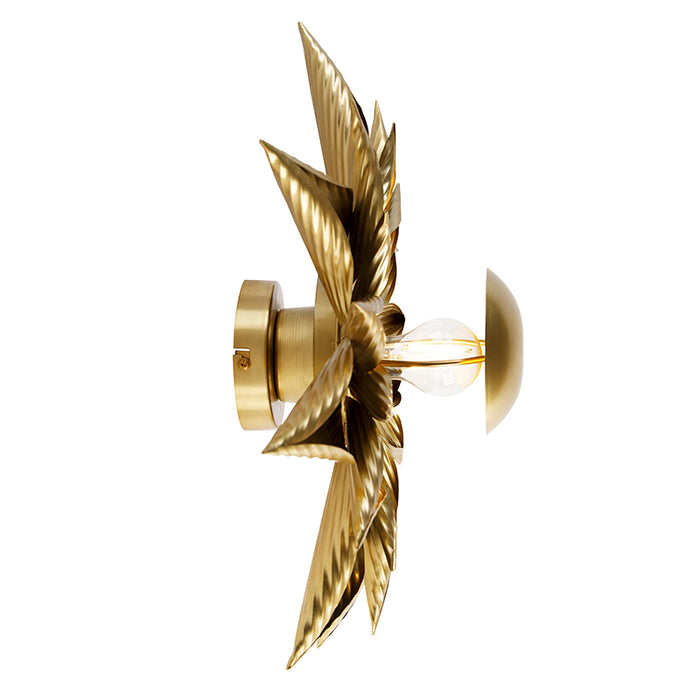 QAZQA Wandlamp james - Goud|messing - Design - D 48.5cm