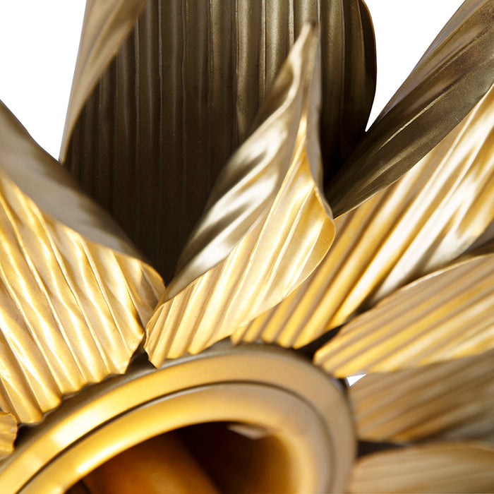 QAZQA Wandlamp james - Goud|messing - Design - D 48.5cm