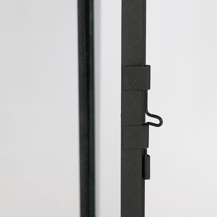 Mica Decorations Bilbao Lantaarn - L14 x B14 x H37 cm - Zwart