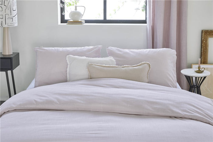 Walra - Dekbedovertrek Vintage Cotton - 200x220 - Lila