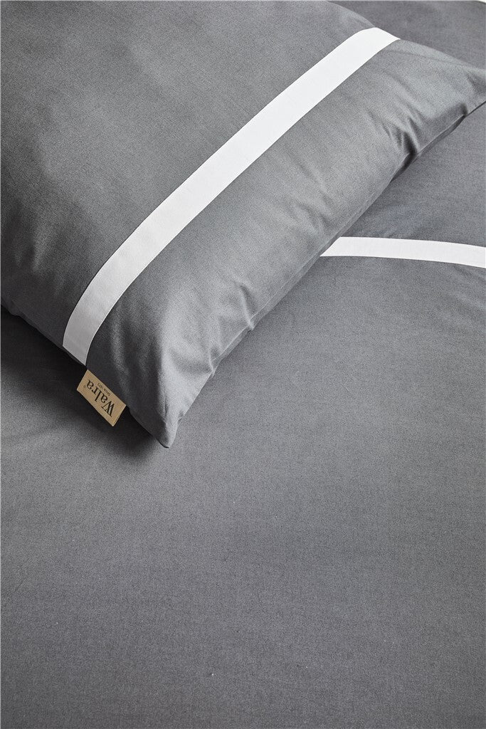 Walra - Dekbedovertrek Timeless Chic - 240x220 - Antraciet