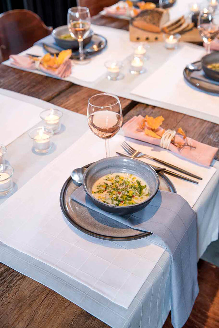 Mistral Home-Set van 4 placematten – Duurzaam-4x 35x45 cm – Zwart