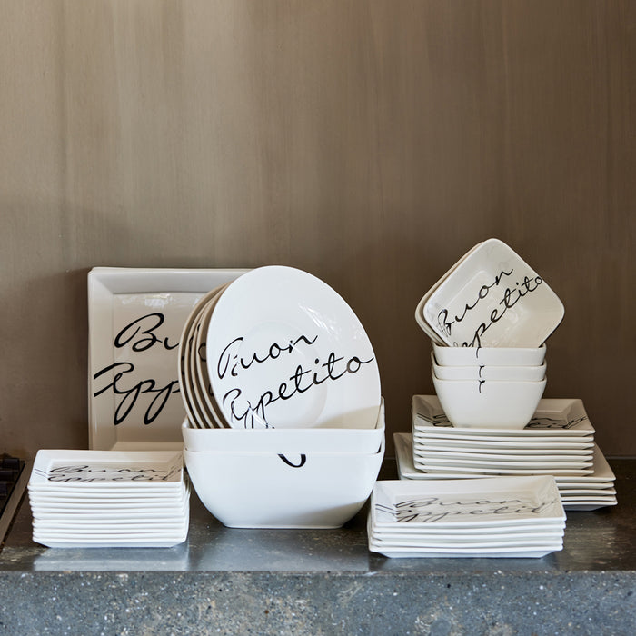 Riviera Maison Buon Appetito Pasta Plate 26x26x4