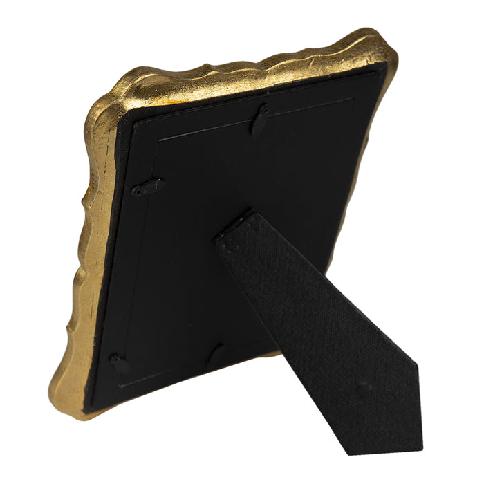 Clayre & Eef Fotolijst 13x18 cm Goudkleurig Kunststof Fotokader