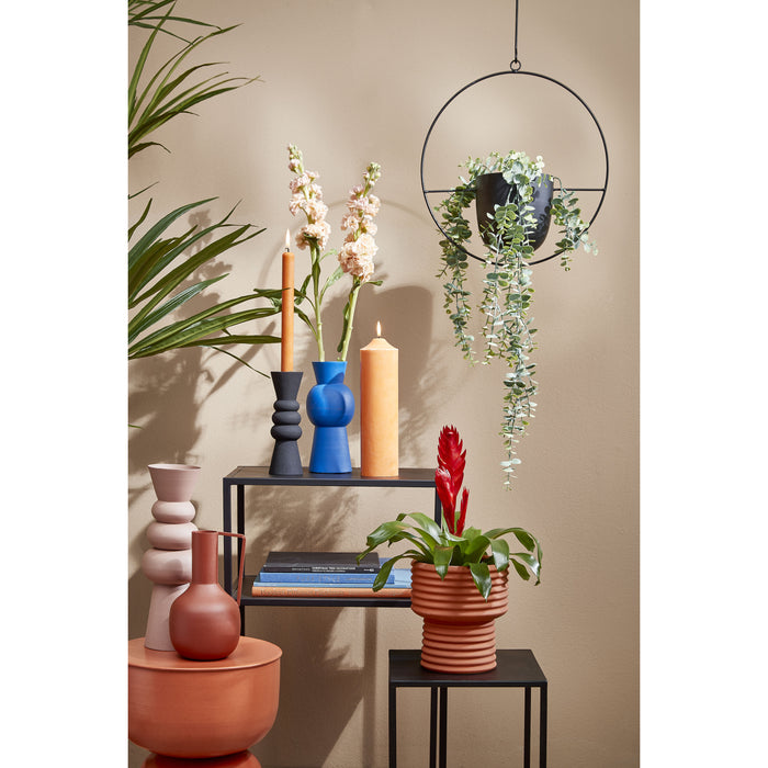 Mica Decorations Strada Vaas - H20 x Ø8,5 cm - Blauw