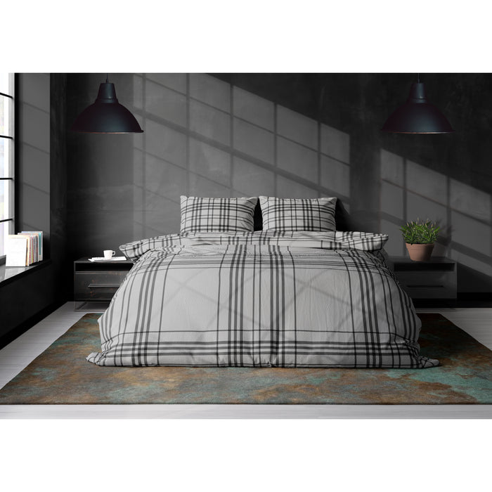 Elegance Dekbedovertrek Dario - grijs