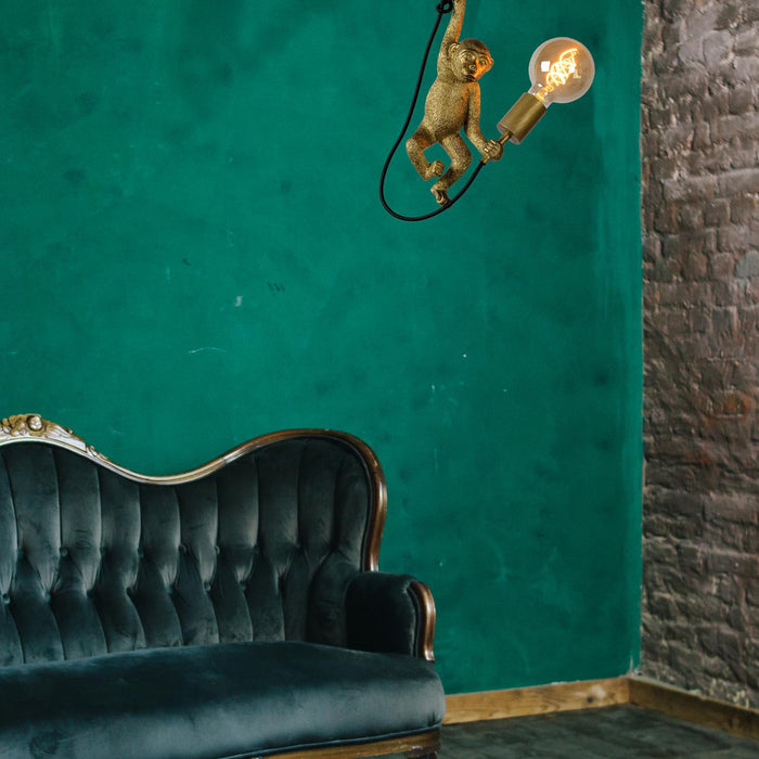 Lucide EXTRAVAGANZA CHIMP Hanglamp - Zwart