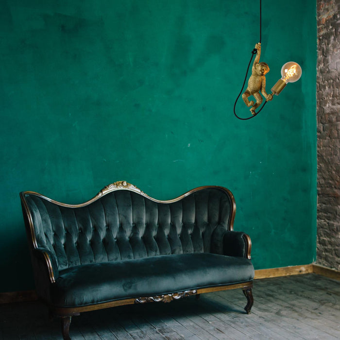 Lucide EXTRAVAGANZA CHIMP Hanglamp - Zwart