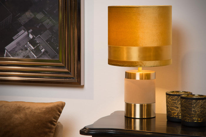 Lucide EXTRAVAGANZA FRIZZLE Tafellamp - Geel