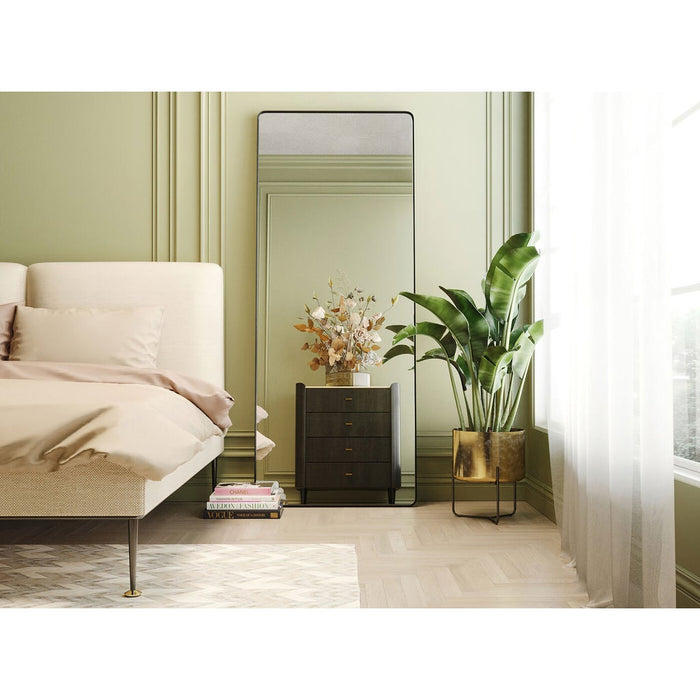 Kare Design Ombra Soft Spiegel Rechthoek - B80 X H200 Cm - Zwart