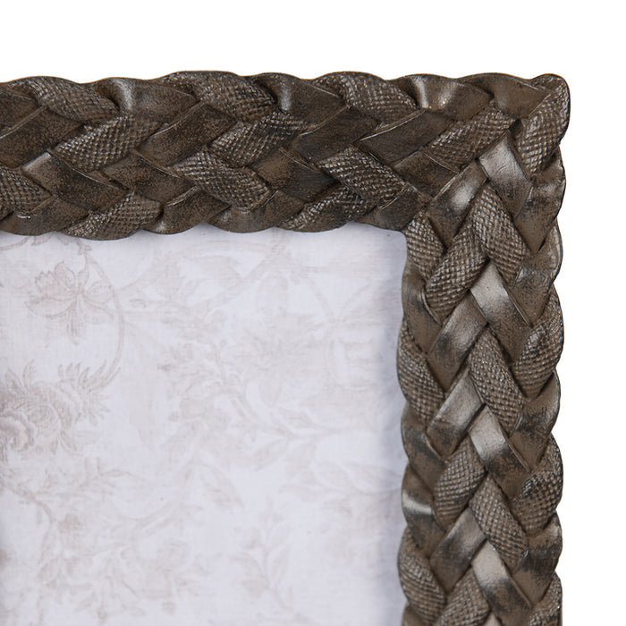 Clayre & Eef Fotolijst 10x15 cm Bruin Kunststof Fotokader