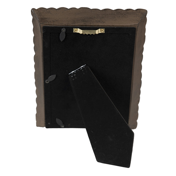 Clayre & Eef Fotolijst 10x15 cm Bruin Kunststof Fotokader