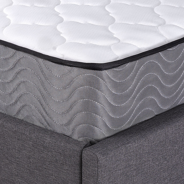 Beliani-BLISS-Pocketveringmatras stevig-Crème-80 x 200 cm-Polyester