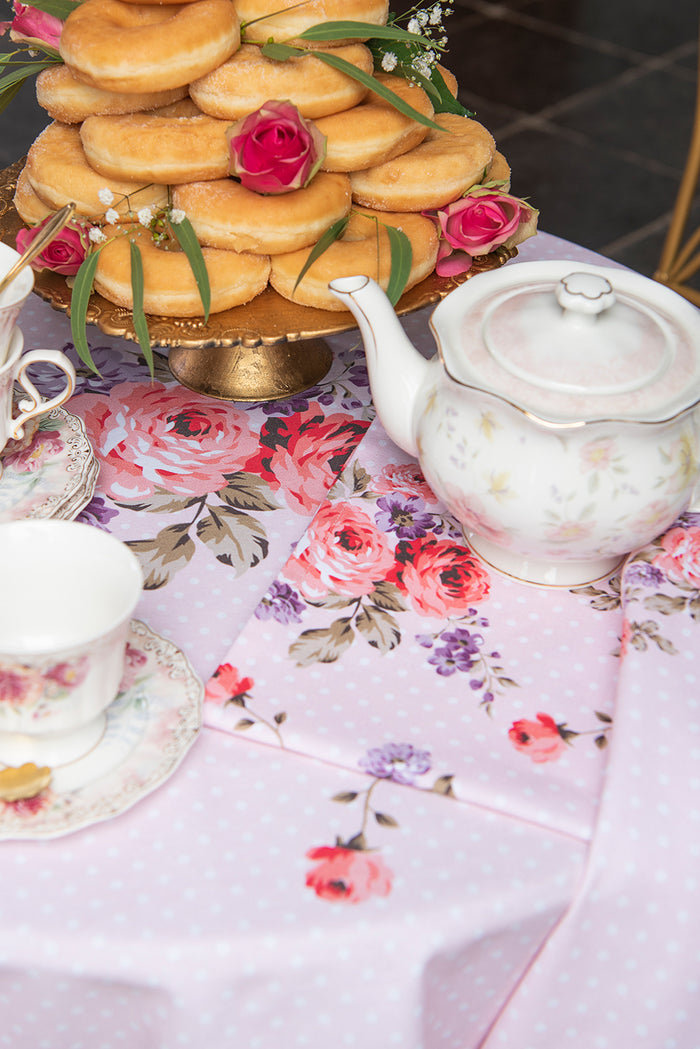 Clayre & Eef Servetten Papier Set van 20 33x33 cm (20) Roze Papier