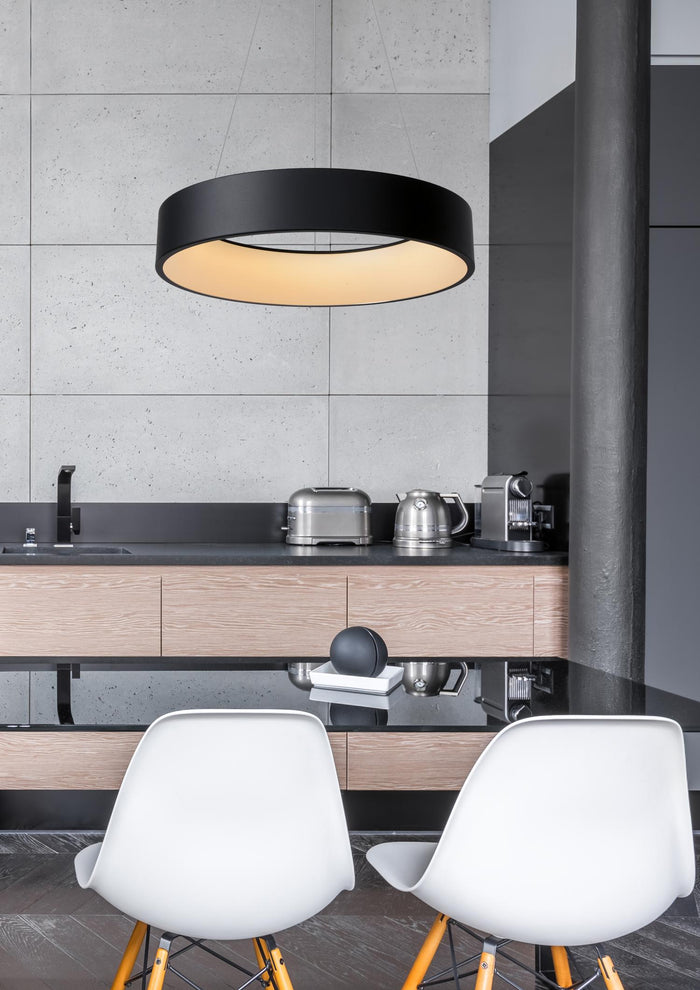 Lucide TALOWE LED Hanglamp - Zwart