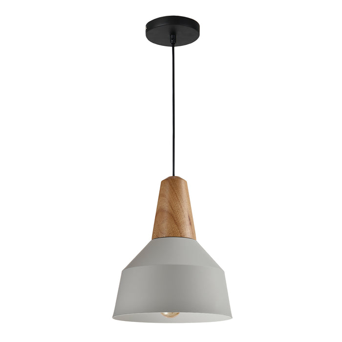 QUVIO Hanglamp rond grijs - QUV5067L-GREY