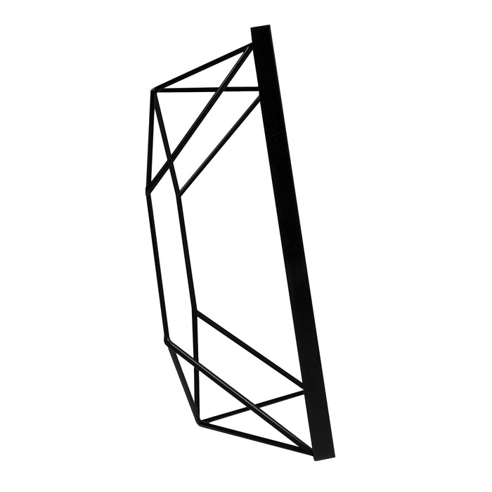 QUVIO Fotolijstje hexagon 15x15 cm + 15x20,5 cm + 17,5x23 cm - Zwart