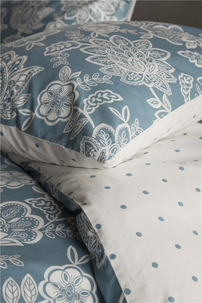 Walra - Dekbedovertrek Country Love - 200x220 - Petrol