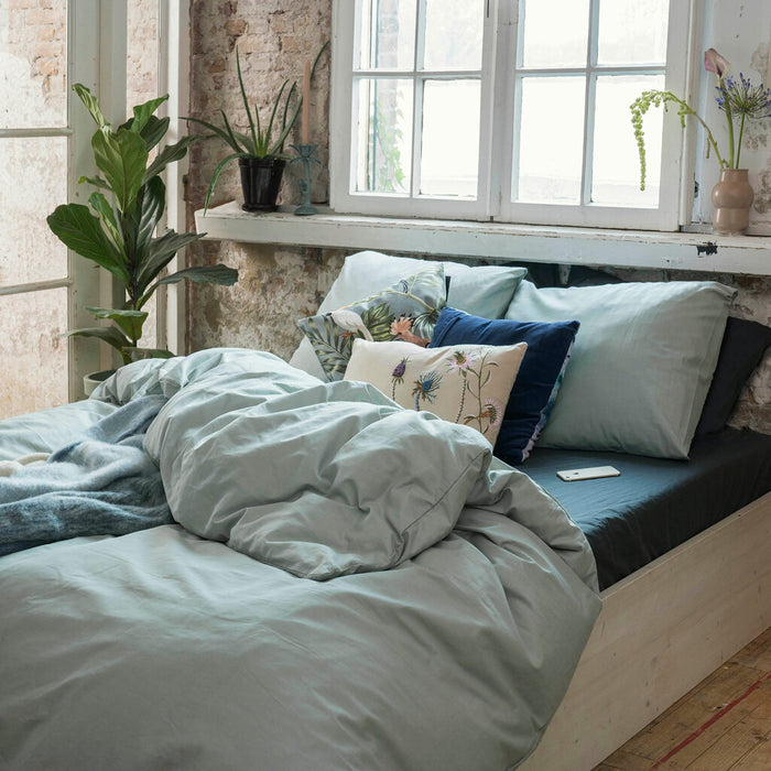 Dindi Home - Dekbedovertrek Plain Beauty - 240x220 - Groen