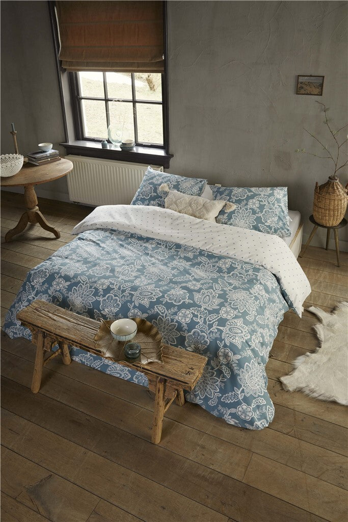 Walra - Dekbedovertrek Country Love - 140x220 - Petrol
