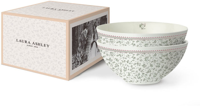 Laura Ashley Giftset 2 Kommen 16 cm