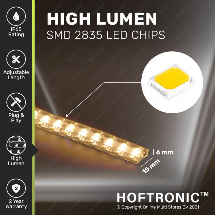 HOFTRONIC Flex180 LED Strip 5m Warm wit IP65