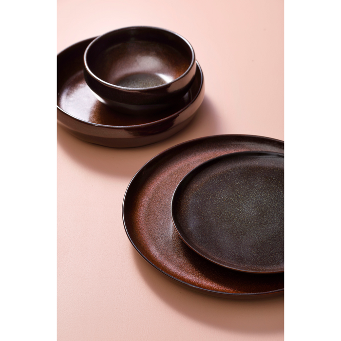 Palmer Serviesset Bama Copper Stoneware 6-persoons 24-delig Koper