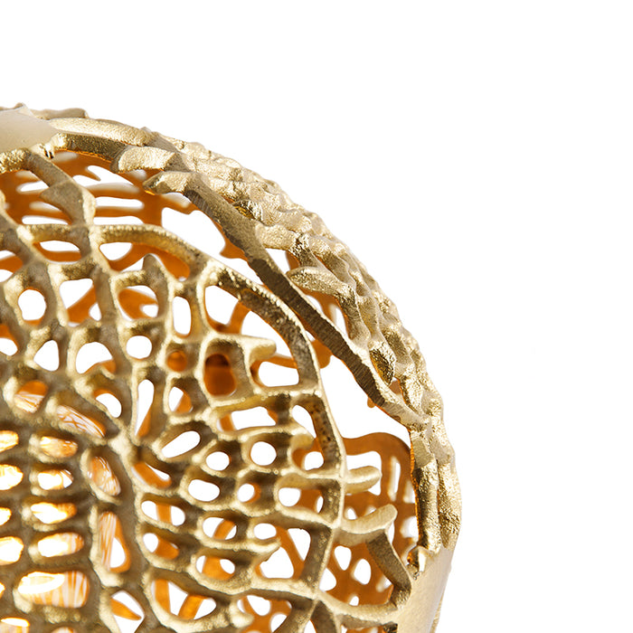 QAZQA Art deco tafellamp goud met zwart - Maro