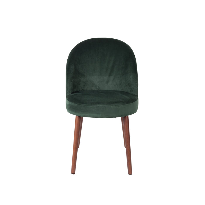 Dutchbone Barbara Eetkamerstoelen Groen - Set van 2