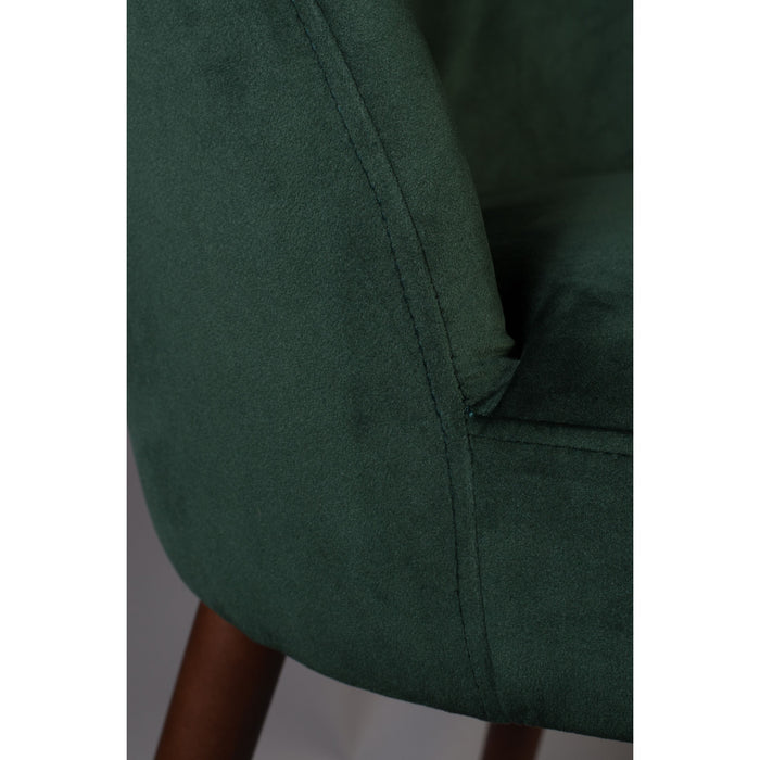 Dutchbone Barbara Eetkamerstoelen Groen - Set van 2