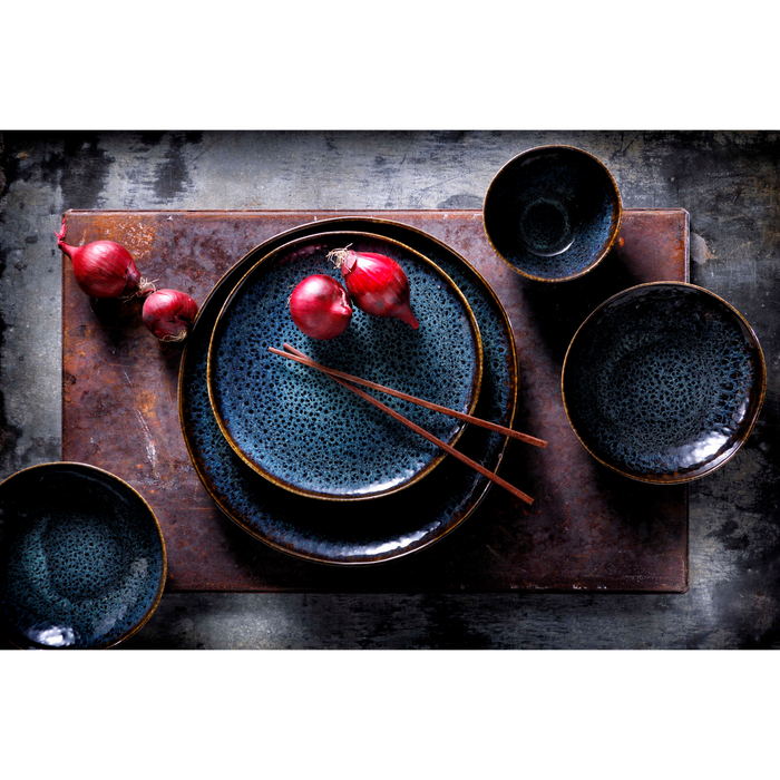 Palmer Serviesset Eccentric Stoneware 6-persoons 24-delig Blauw