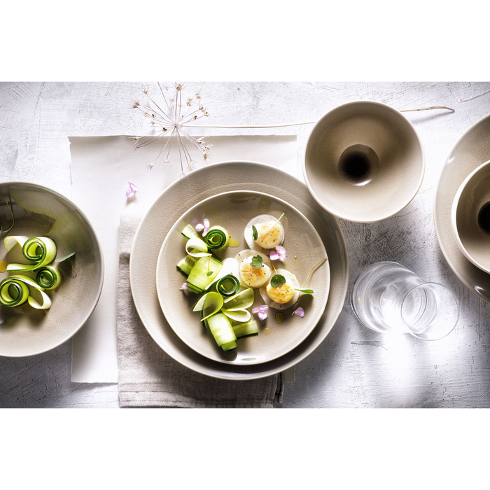 Palmer Kom Aurora 15 cm 57 cl Grijs Stoneware 4 stuks