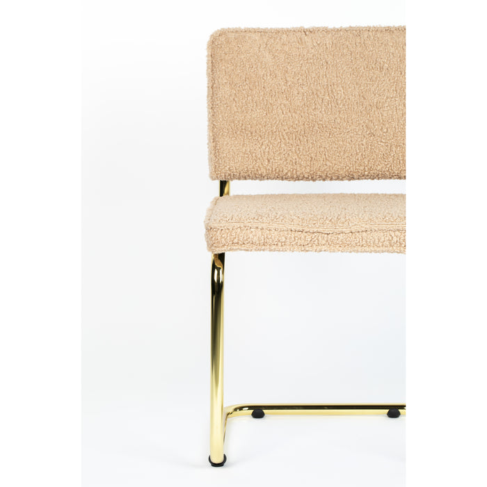 Zuiver Teddy Stoel Roze - Set van 2