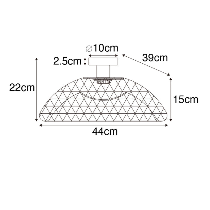 QAZQA Moderne plafondlamp zwart - Zora