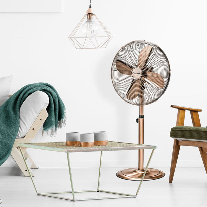 Bestron Staande ventilator DFS45SCO 45 cm koperkleurig